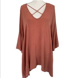 Love In Flutter Sleeve Tunic - Sz L